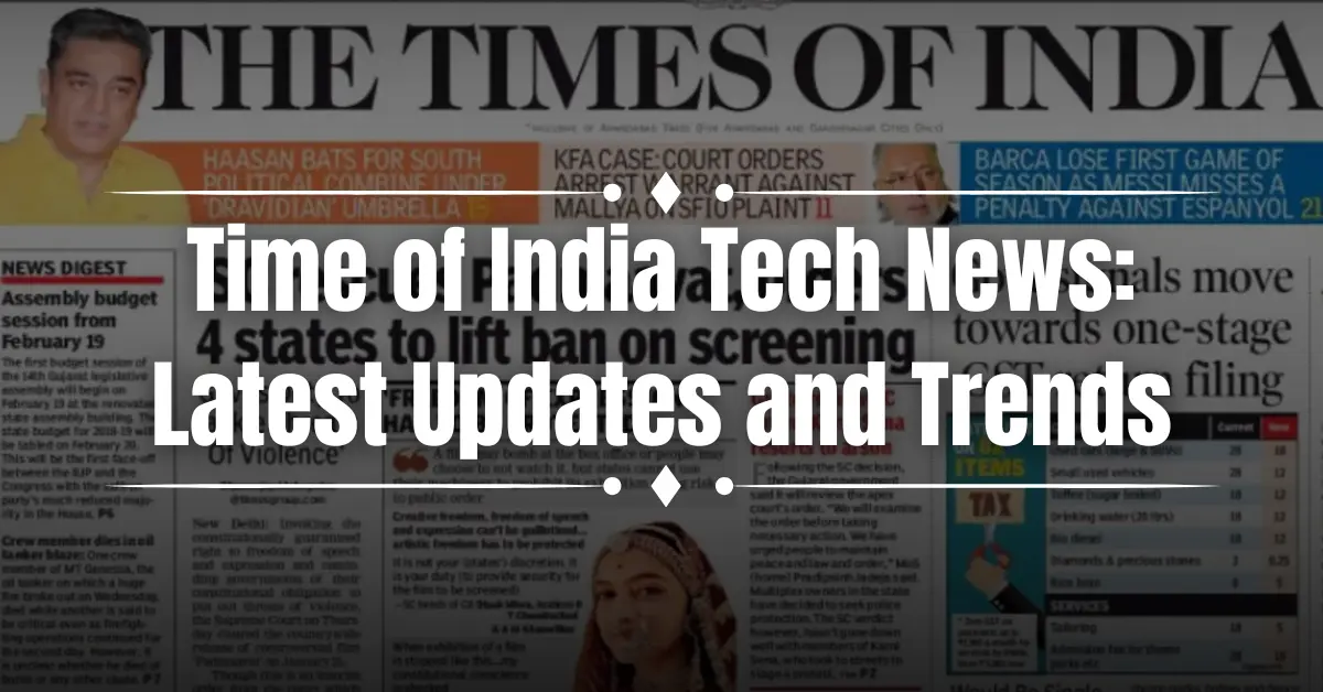time of india tech news